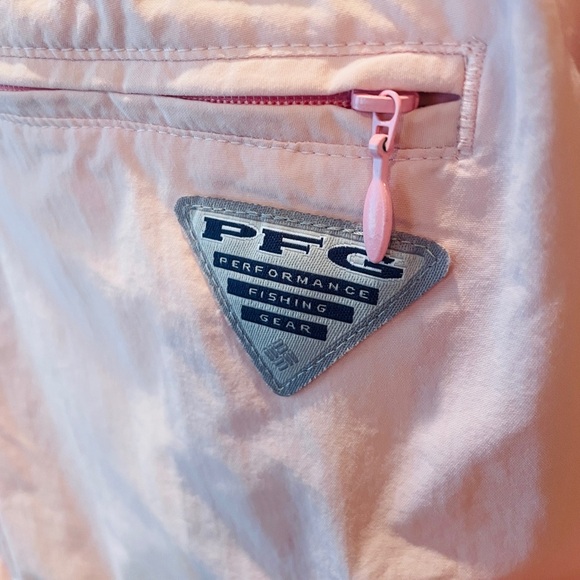 Columbia men’s PFG swim trunks UV shield pockets lined 7.5” inseam SZ L pink - Picture 10 of 14